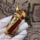 ARW Perfect Replica Cartier Classic Fusion Red Jet lighter Red&Gold Lighter (8)_th.jpg